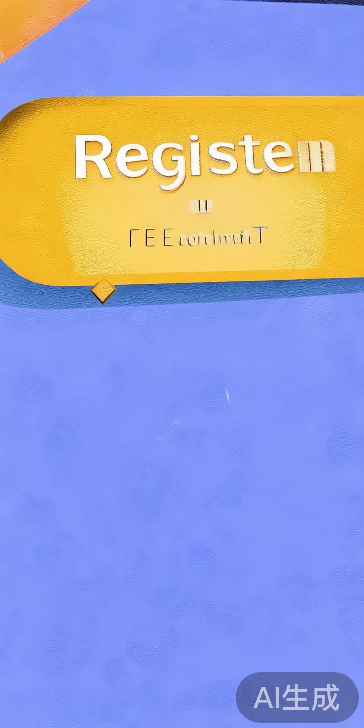 寻找注册按钮
进入主页后，点击“注册”或“免费报